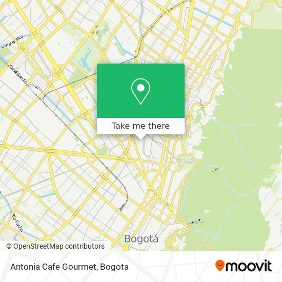 Mapa de Antonia Cafe Gourmet