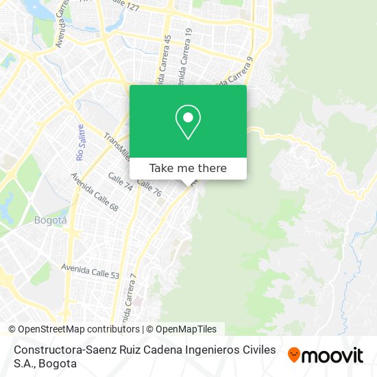 Constructora-Saenz Ruiz Cadena Ingenieros Civiles S.A. map