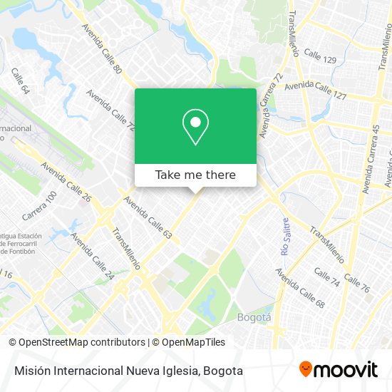 Mapa de Misión Internacional Nueva Iglesia