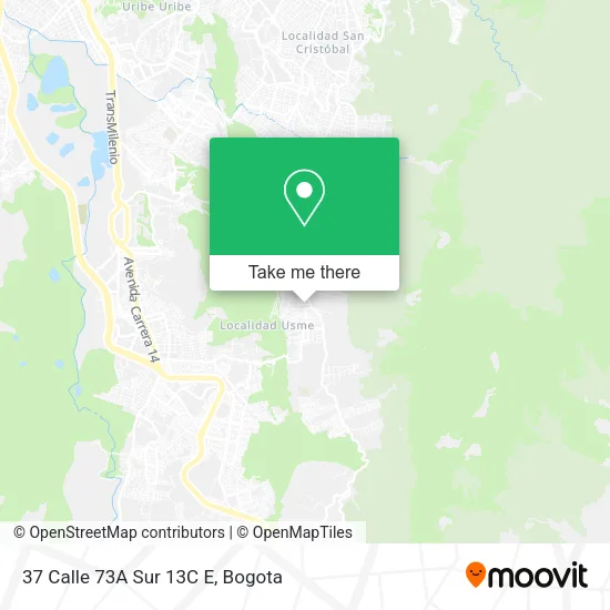 37 Calle 73A Sur 13C E map