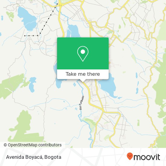 Avenida Boyacá map