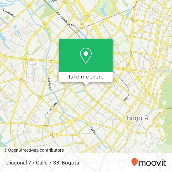 Mapa de Diagonal 7 / Calle 7 38