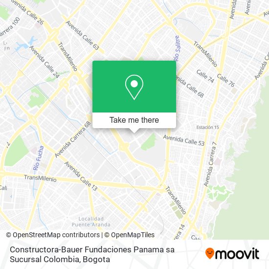 Constructora-Bauer Fundaciones Panama sa Sucursal Colombia map