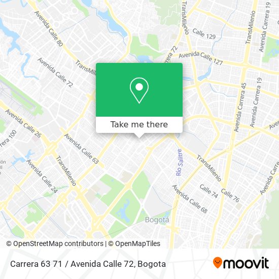 Carrera 63 71 / Avenida Calle 72 map