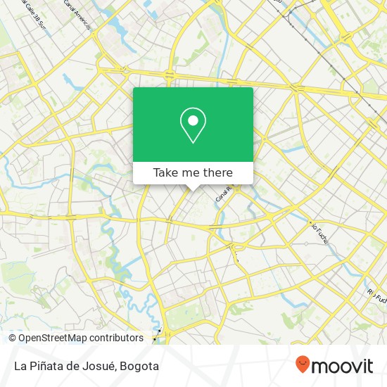 La Piñata de Josué map