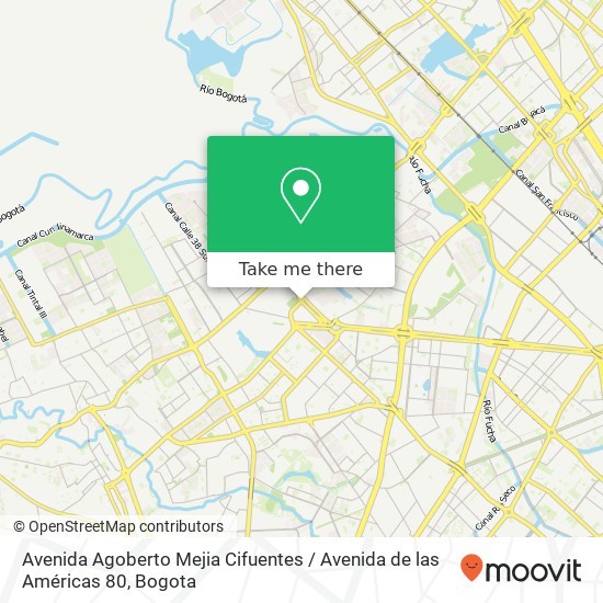 Avenida Agoberto Mejia Cifuentes / Avenida de las Américas 80 map