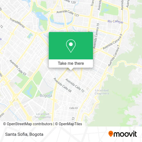 Santa Sofia map