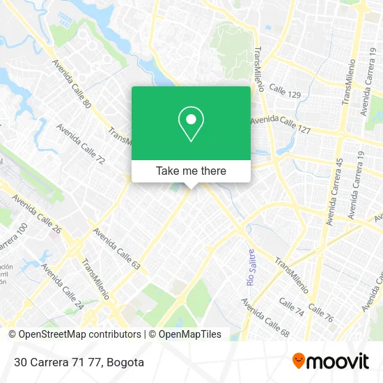 30 Carrera 71 77 map