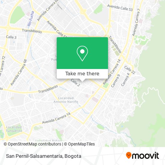 San Pernil-Salsamentaría map