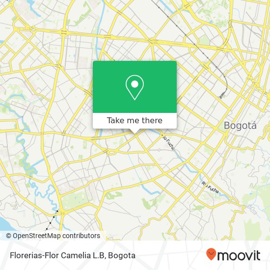 Mapa de Florerias-Flor Camelia L.B