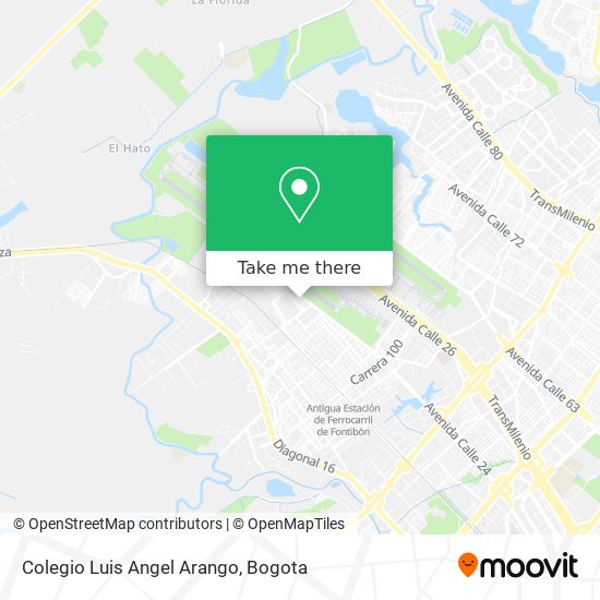 Colegio Luis Angel Arango map