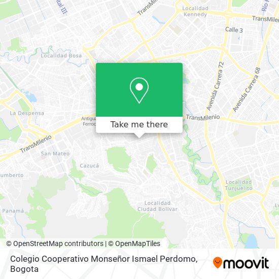 Colegio Cooperativo Monseñor Ismael Perdomo map