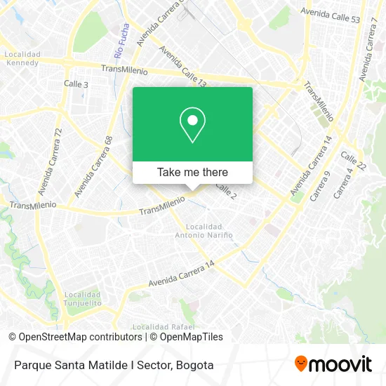 Mapa de Parque Santa Matilde I Sector
