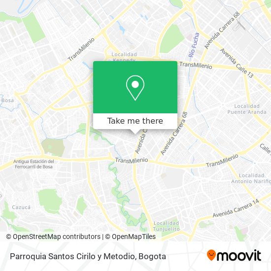 Parroquia Santos Cirilo y Metodio map