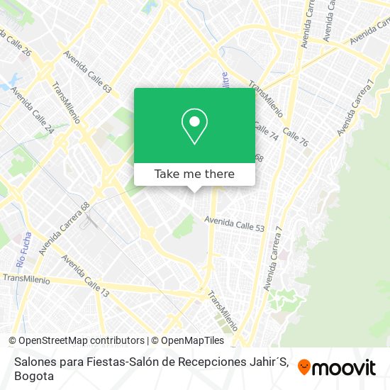 Mapa de Salones para Fiestas-Salón de Recepciones Jahir´S