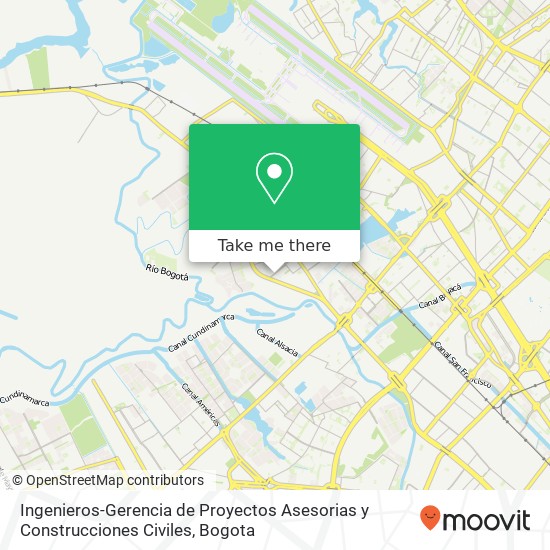 Ingenieros-Gerencia de Proyectos Asesorias y Construcciones Civiles map