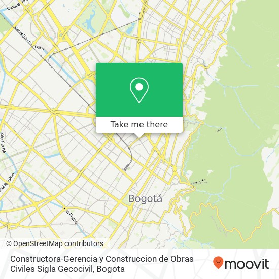 Constructora-Gerencia y Construccion de Obras Civiles Sigla Gecocivil map
