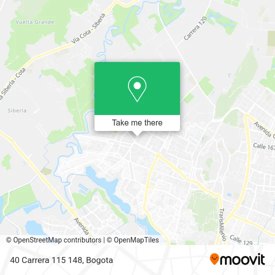 40 Carrera 115 148 map