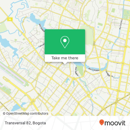 Mapa de Transversal 82