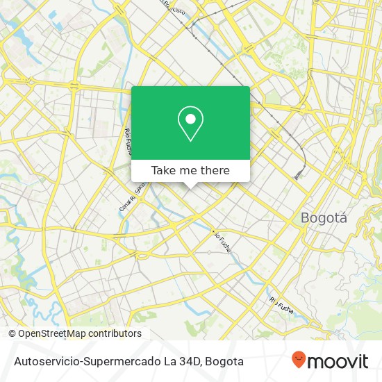 Autoservicio-Supermercado La 34D map