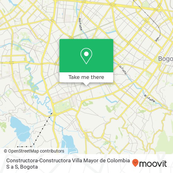 Constructora-Constructora Villa Mayor de Colombia S a S map