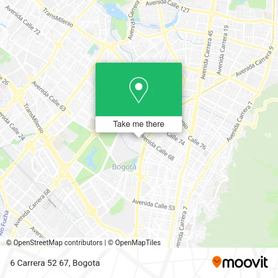 6 Carrera 52 67 map