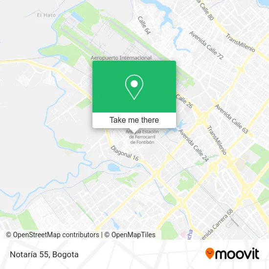 Notaría 55 map