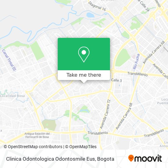 Clinica Odontologica Odontosmile Eus map