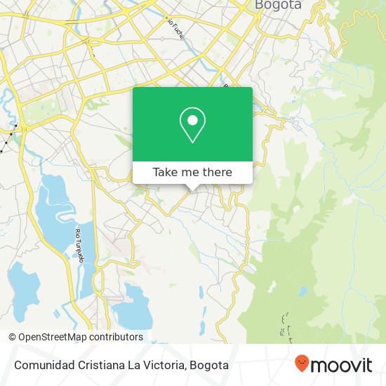 Mapa de Comunidad Cristiana La Victoria
