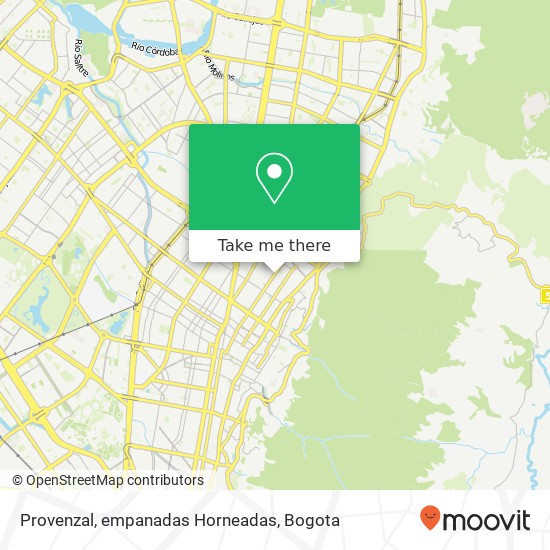 Provenzal, empanadas Horneadas map