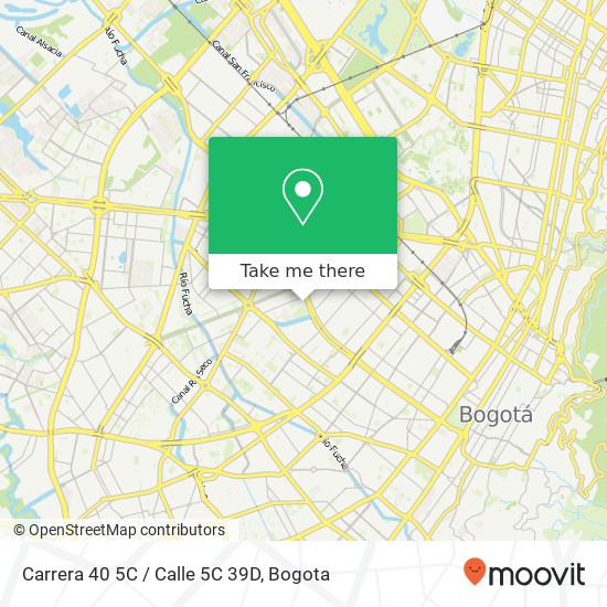 Carrera 40 5C / Calle 5C 39D map