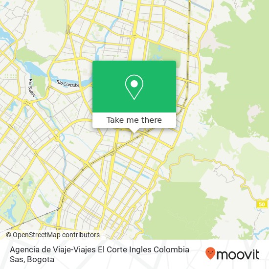 Agencia de Viaje-Viajes El Corte Ingles Colombia Sas map