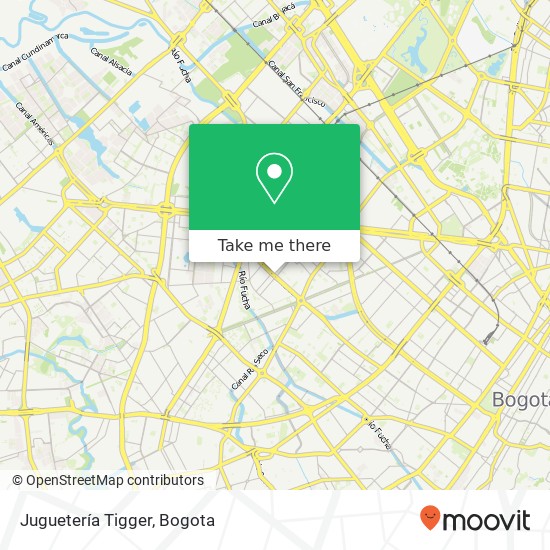 Juguetería Tigger map