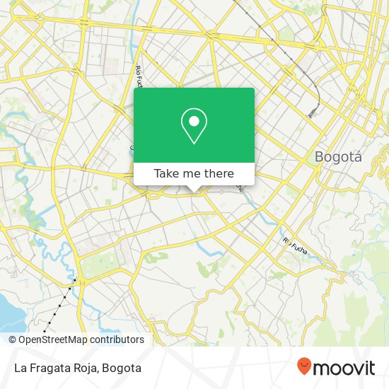 La Fragata Roja map