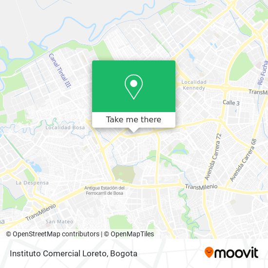 Instituto Comercial Loreto map