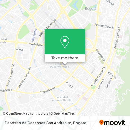 Depósito de Gaseosas San Andresito map