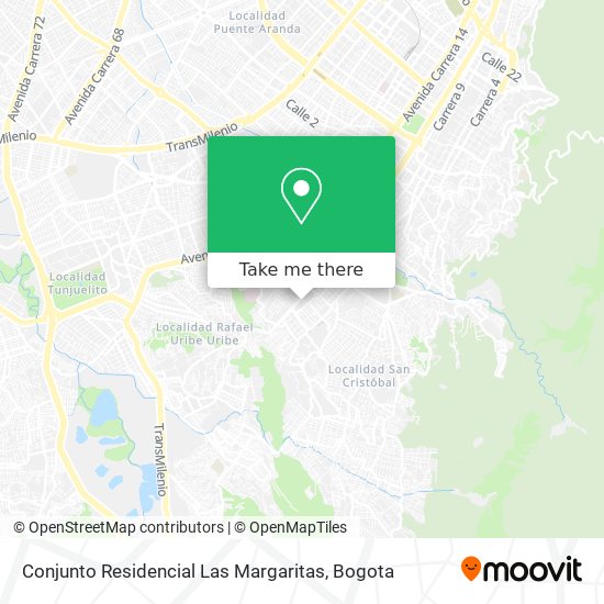 Conjunto Residencial Las Margaritas map