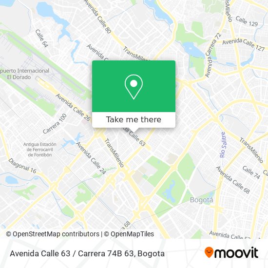 Avenida Calle 63 / Carrera 74B 63 map