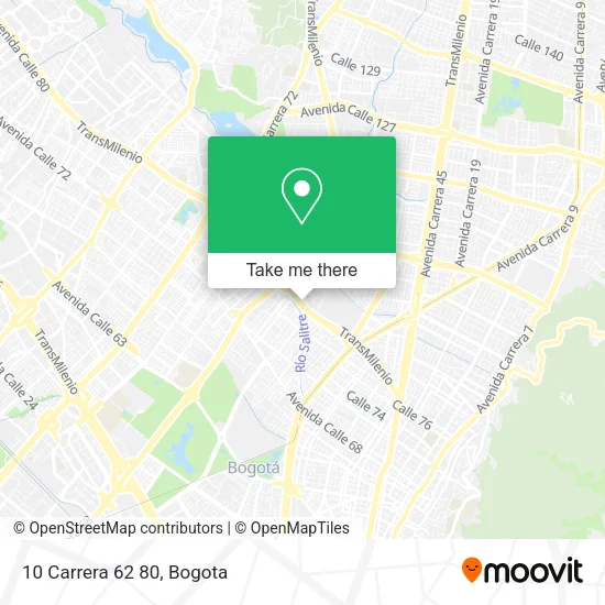 10 Carrera 62 80 map