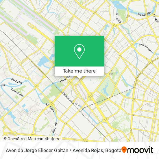 Avenida Jorge Eliecer Gaitán / Avenida Rojas map