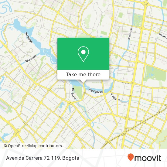 Mapa de Avenida Carrera 72 119