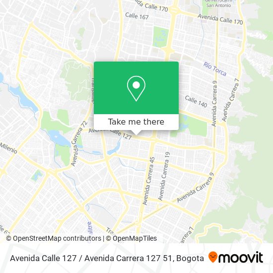 Avenida Calle 127 / Avenida Carrera 127 51 map