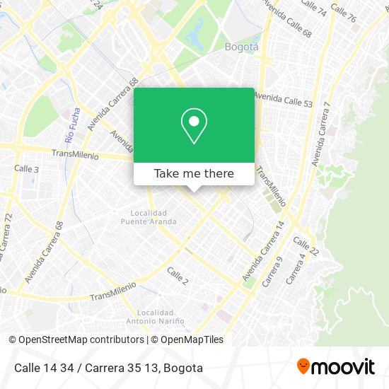 Calle 14 34 / Carrera 35 13 map