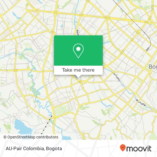 AU-Pair Colombia map