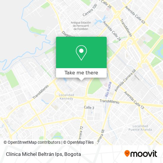 Clínica Michel Beltrán Ips map