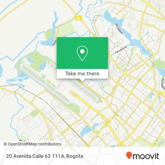 Mapa de 20 Avenida Calle 63 111A