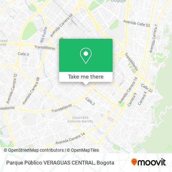 Parque Público VERAGUAS CENTRAL map
