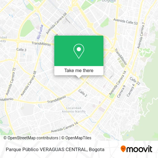 Mapa de Parque Público VERAGUAS CENTRAL