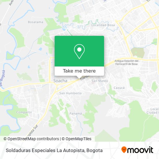 Soldaduras Especiales La Autopista map