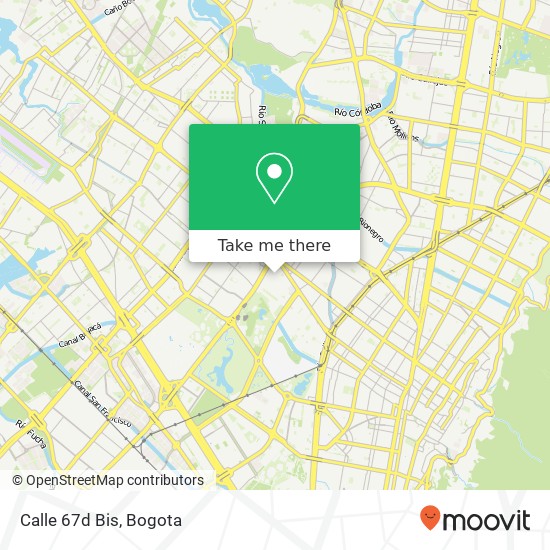 Mapa de Calle 67d Bis